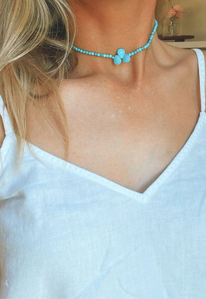 Treasure Chest Co Billie Turquoise Choker