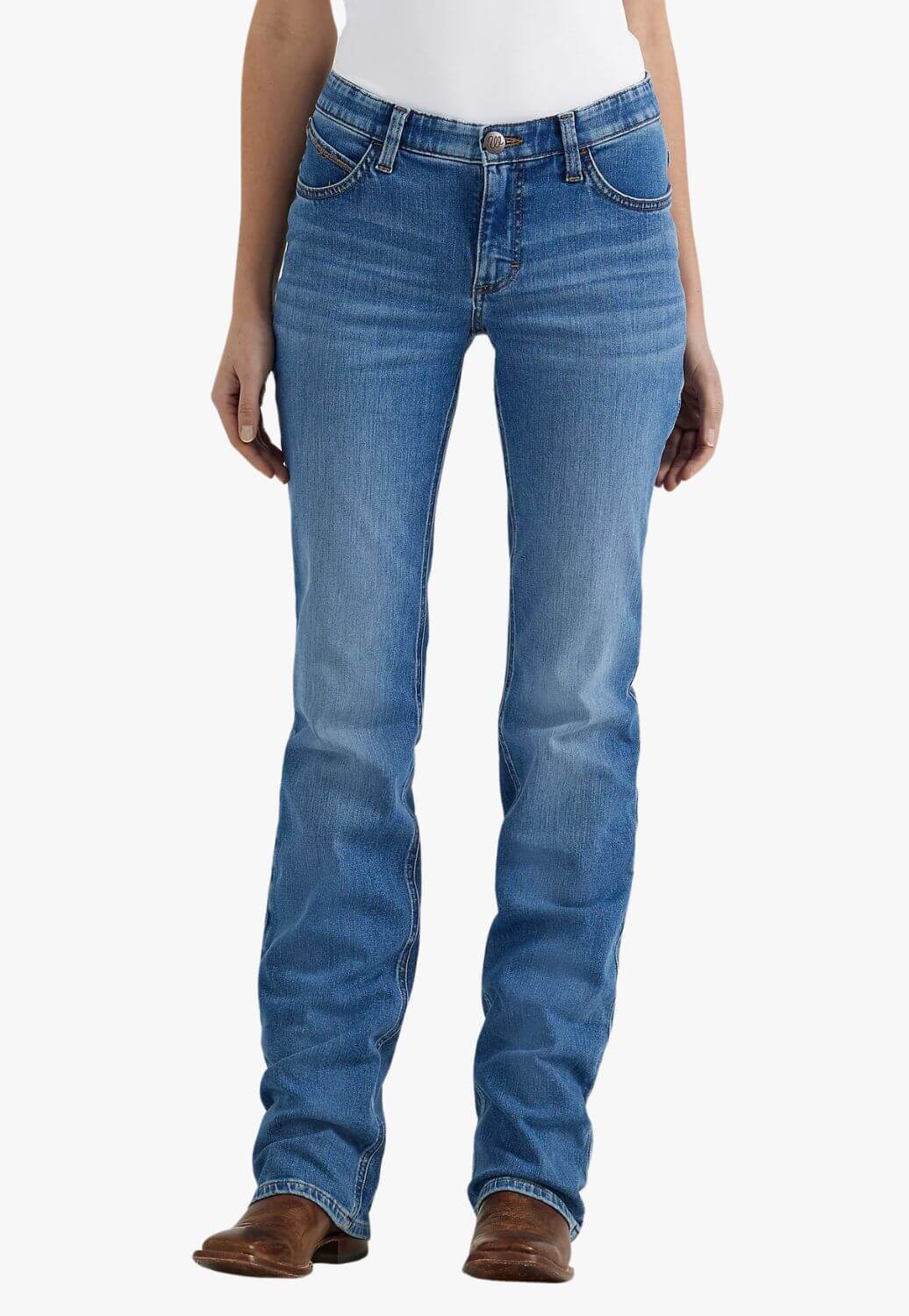 Wrangler Womens Willow Mid Rise Bootcut Jean