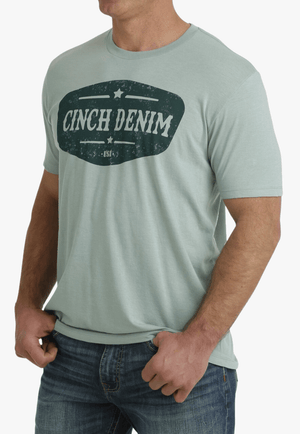 Cinch Mens Cinch Denim T-Shirt