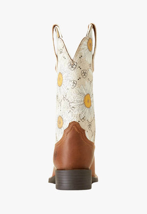 Ariat Womens Round Up Wide Square Toe Top Boot