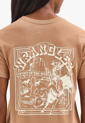 Wrangler Womens Western Back Graphic Tee