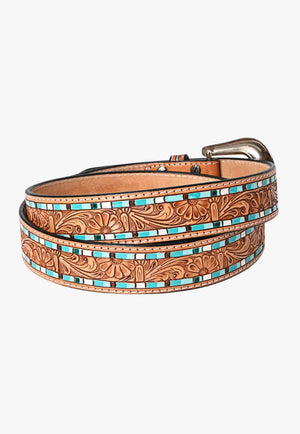 American Darling Womens Tooled Belt