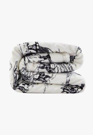 Ranch Life Western Toile Campfire Sherpa Throw