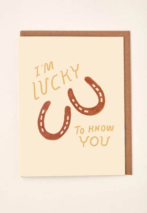 Little Salt Wagon Lucky To Know You Card