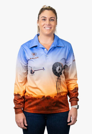 Ariat Adults Windmill Fishing Shirt