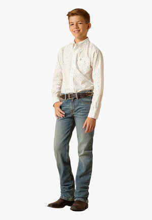 Ariat Boys Edmonds Classic Fit Long Sleeve Shirt