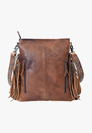 American Darling Tooled Leather Shoulder Bag