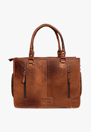 American Darling Tooled Leather Tote Bag