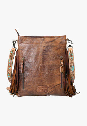 American Darling Tooled Leather Shoulder Bag