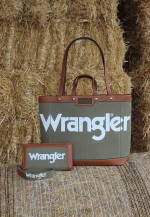 Wrangler Canvas Iconic Logo Tote