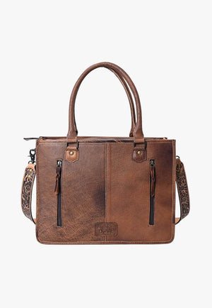 American Darling Tooled Leather Tote Bag