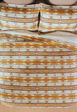 Wrangler Amarillo Sunset Southwestern Quilt Set