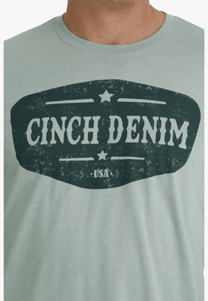 Cinch Mens Cinch Denim T-Shirt