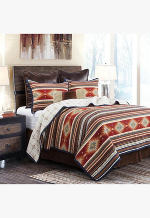 Del Sol Reversible Quilt Set - King