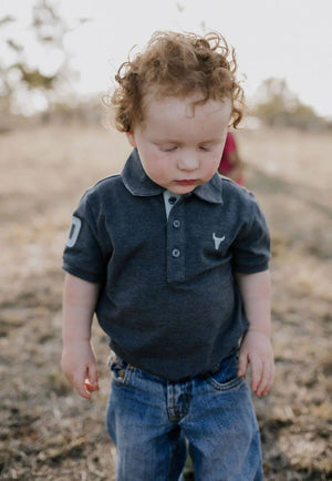 Little Windmill Boys Polo Romper