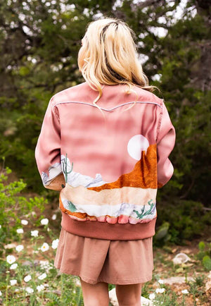 Hooey Womens Desert Bomber Jacket