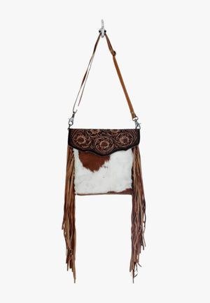 Myra Blossom Hand-Tooled Bag