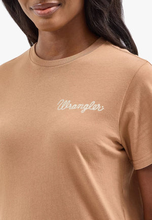 Wrangler Womens Western Back Graphic Tee