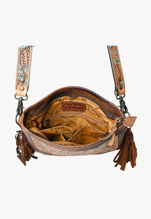 American Darling Tooled Leather Shoulder Bag