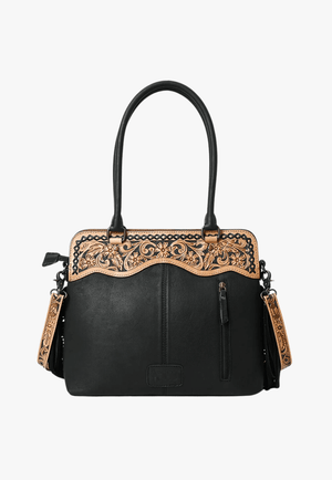 American Darling Tooled Leather Tote Bag