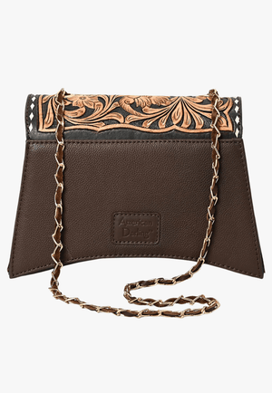 American Darling Tooled Leather Bag