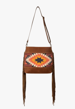 Myra Sedona Star Fringed Shoulder Bag