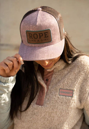 Hooey Womens Rope Like a Girl 5-Panel Trucker Cap