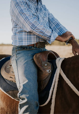 Pilbara Western Rodeo Buckle Navajo Belt