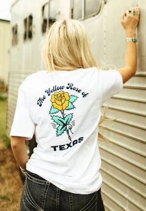 Whiskey Bent Hat Co Yellow Rose T-Shirt