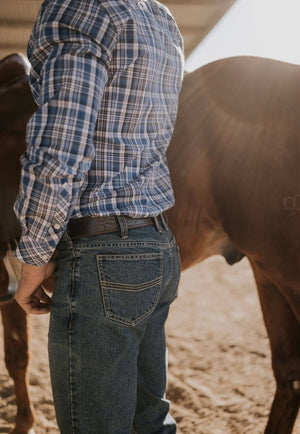 Pilbara Western Rodeo Buckle Tooled Belt