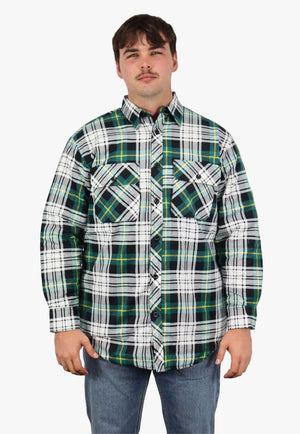 Pilbara Open Front Flannelette Quilted Shirt