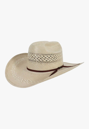 American Hat Tuff Cooper Straw Hat RC Crown