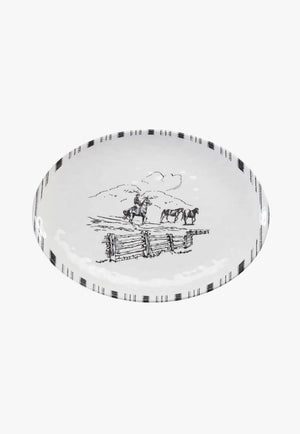 Ranch Life 14 Pc Melamine Dinnerware Set