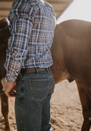 Pilbara Western Dress Buckle Tooled Belt