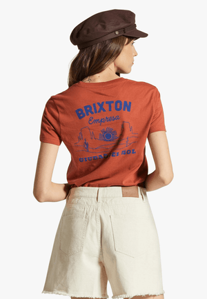 Brixton Womens Empresa Fitted Crew T-Shirt