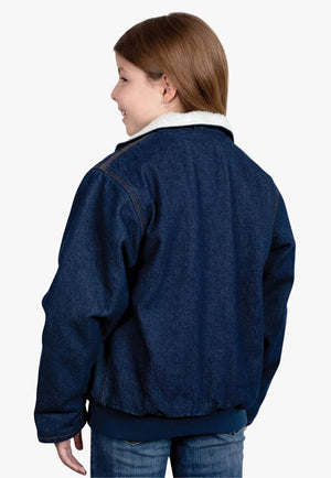 Just Country Junior Diamantina Sherpa Denim Jacket