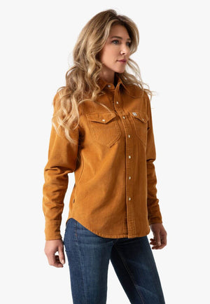 Kimes Ranch Womens Dixon Cordaroy Long Sleeve Shirt