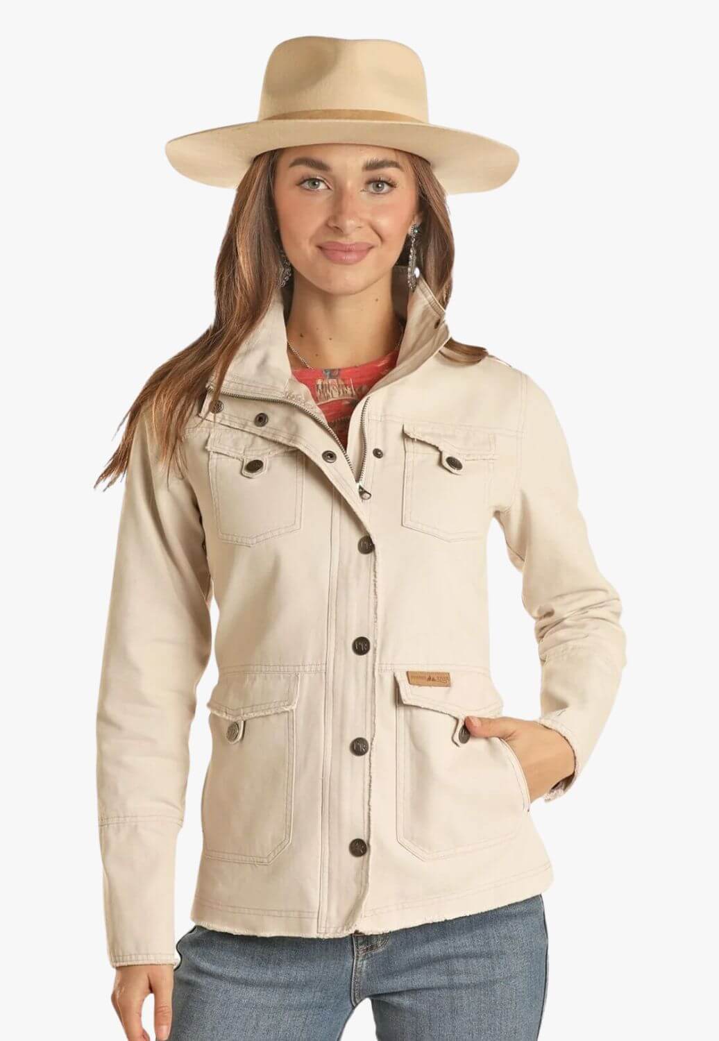 Powder River Womens Cotton Canvas Jacket