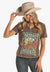 Rock and Roll Womens Desert Rodeo Graphic T-Shirt