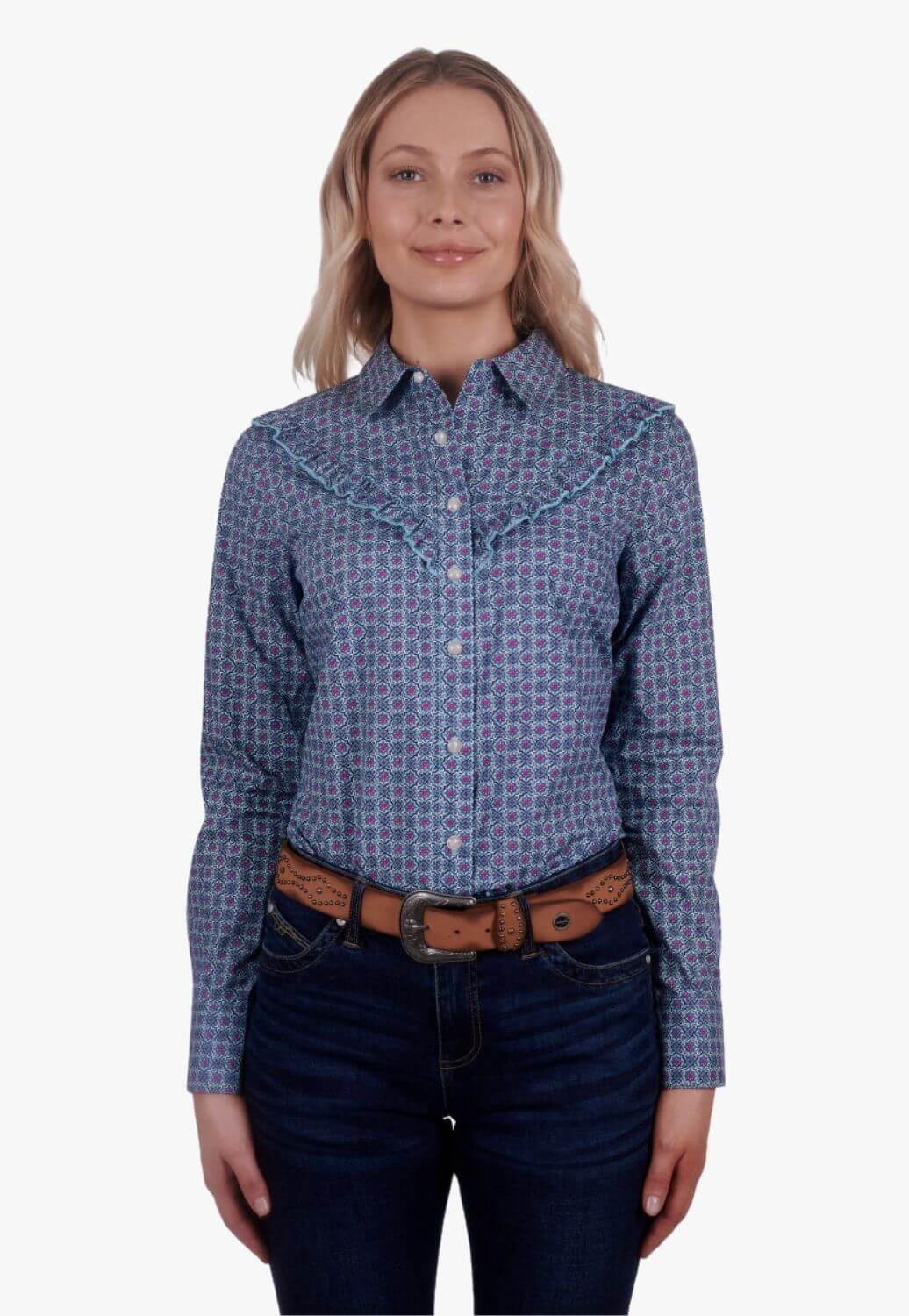 Wrangler Womens Asher Long Sleeve Shirt