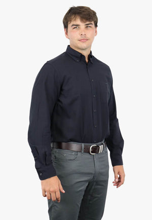 RM Williams Mens Collins Long Sleeve Shirt