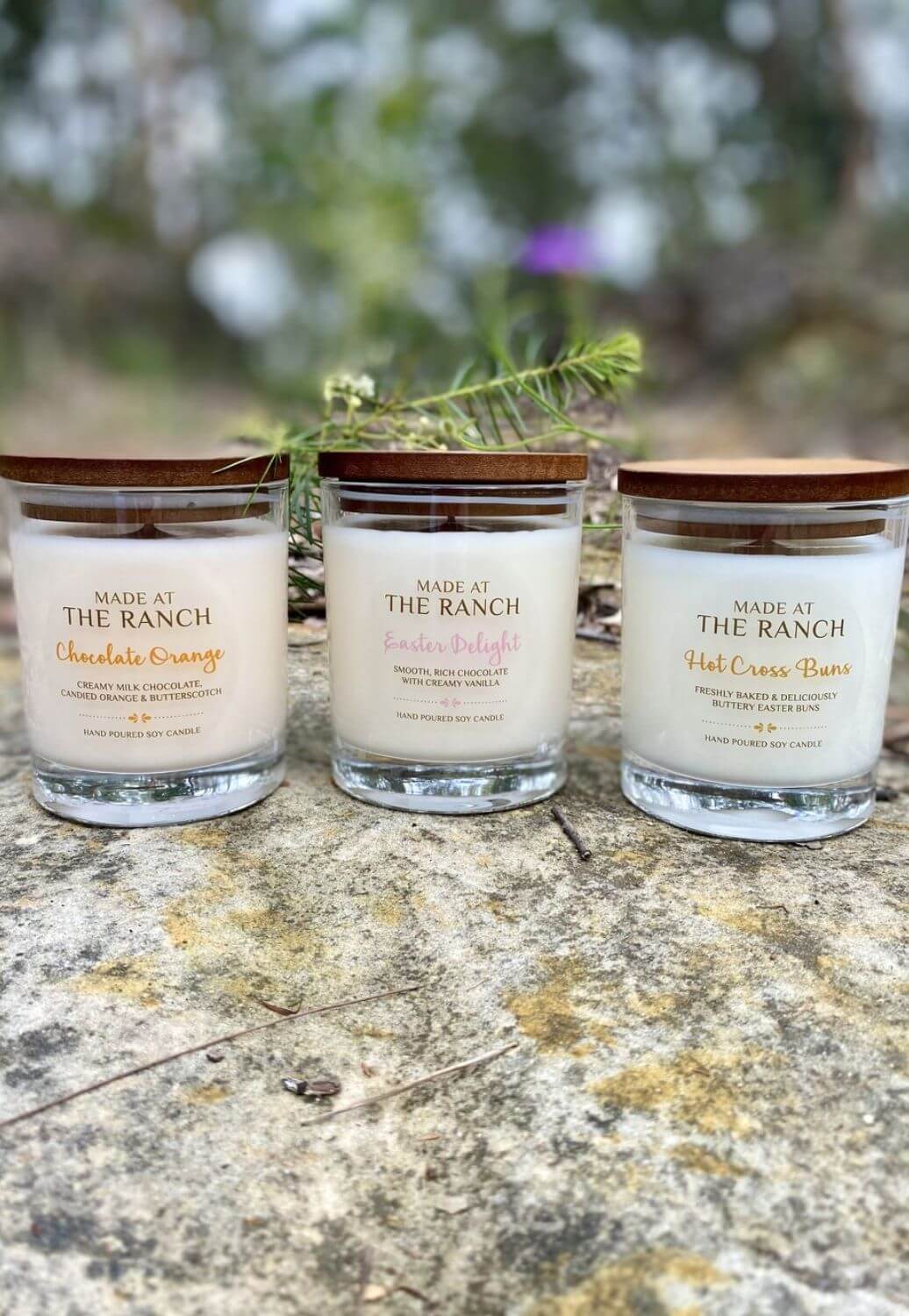 Made at The Ranch Easter Candle