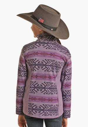 Powder River Girls Aztec Print Pullover