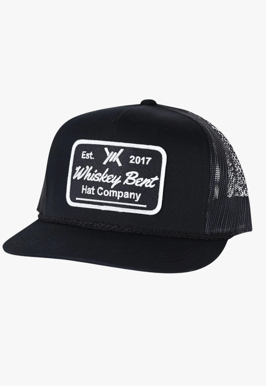 Whiskey Bent Hat Co Black Top Cap