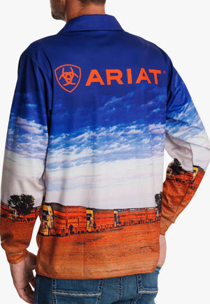 Ariat Adults Roadtrain Fishing Shirt