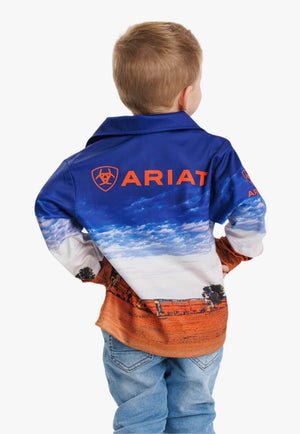 Ariat Kids Roadtrain Fishing Shirt