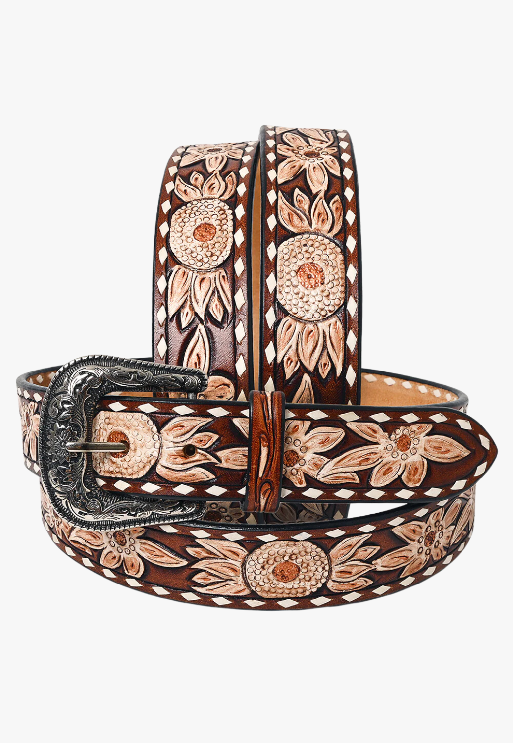 American Darling Womens Tooled Belt