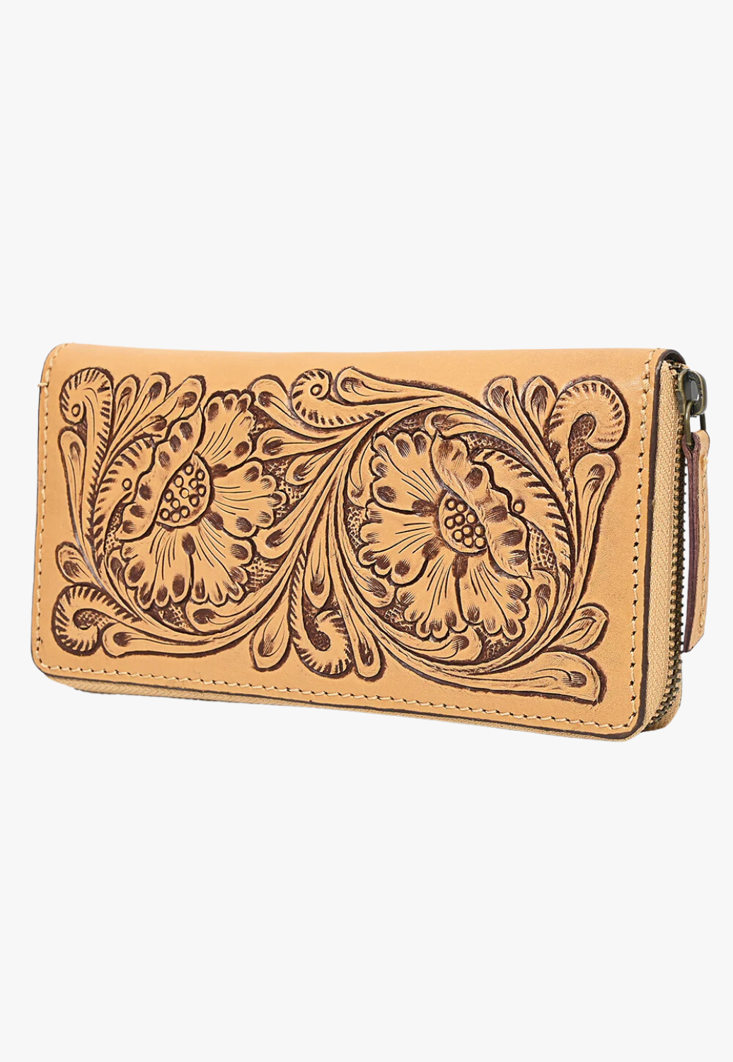 American Darling Tooled Leather Wallet