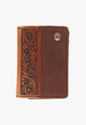 Hooey Mens Grayson Bifold Money Clip Wallet