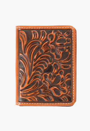 Nocona Mens Floral Embossed Bifold Wallet